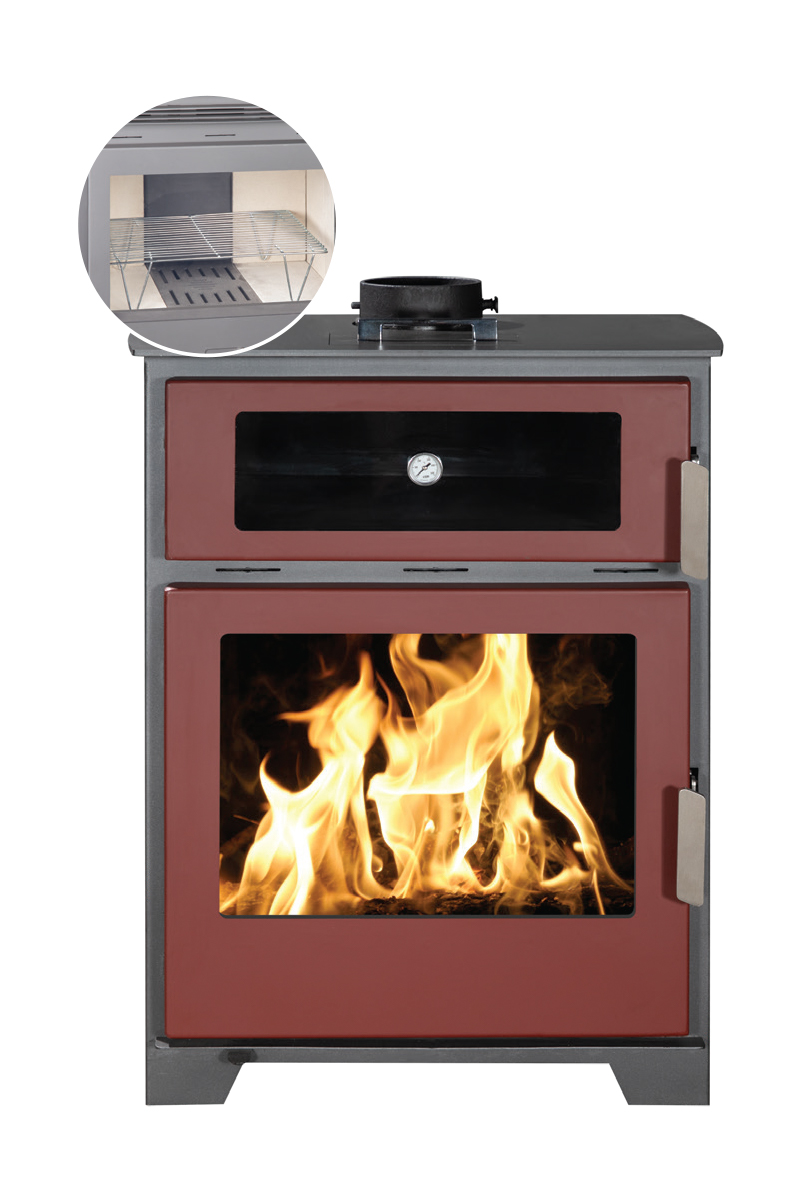 Σόμπα ξύλου SYRIOS με φούρνο CHANIA